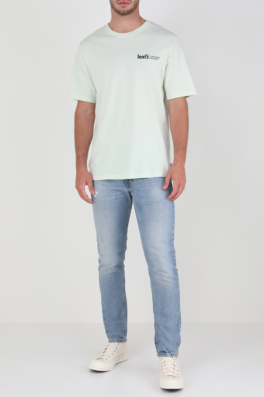 חולצת טי עם הדפס אורות הצפון